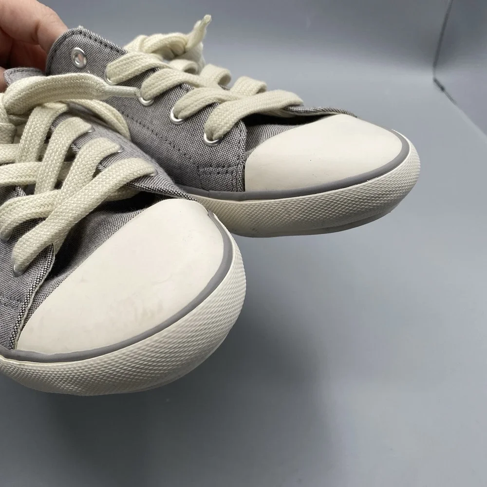 Polo Ralph Lauren Oxford Cloth Parnell Sneakers Shoes Grey Size‎ 10B
